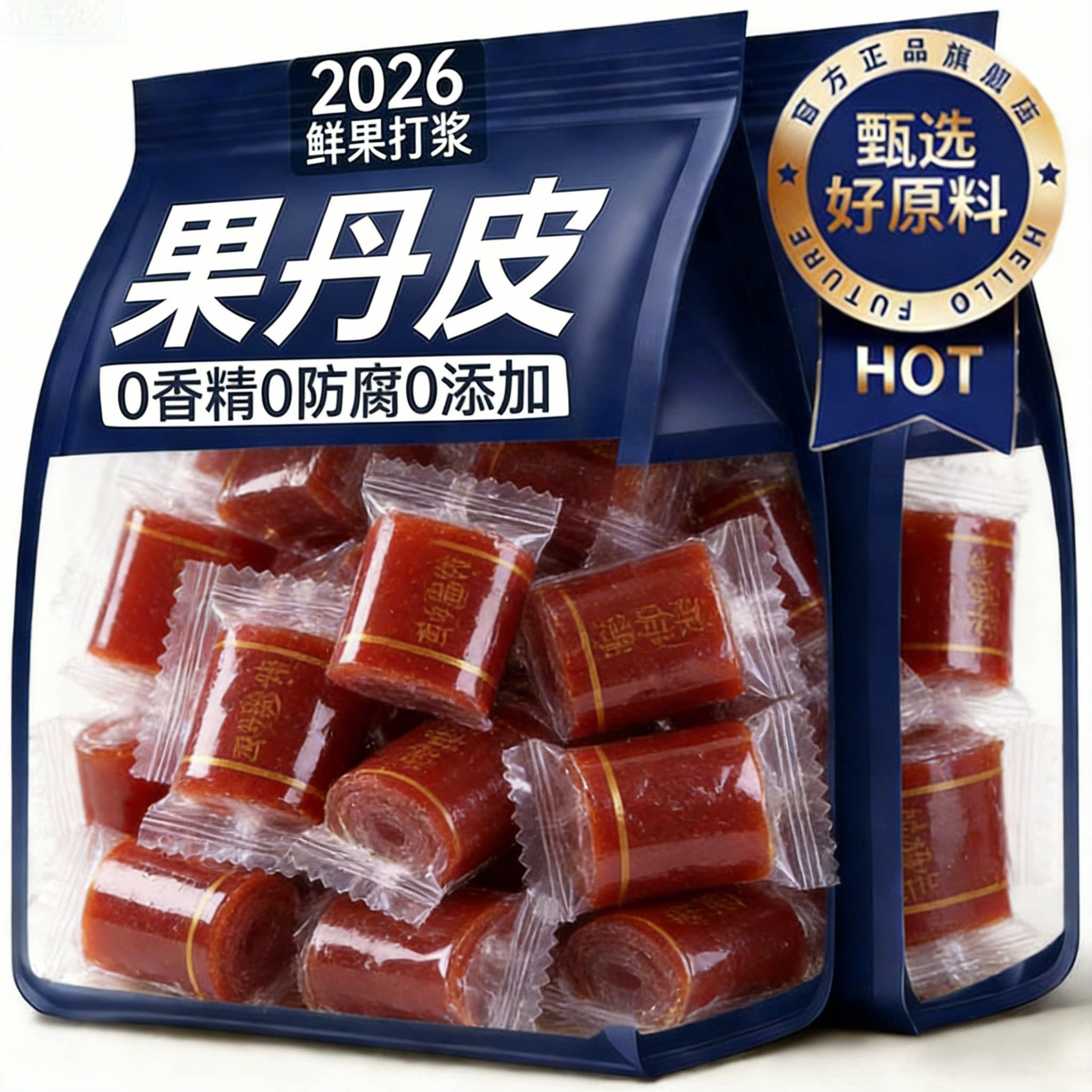 果丹皮山楂零食卷无糖精无添加糖人专用片球六物丸非中药材老式