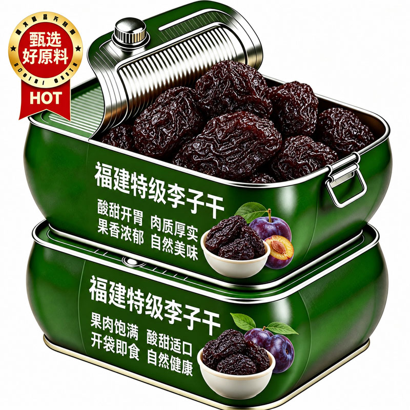 正宗福建永泰李子干无添加图片
