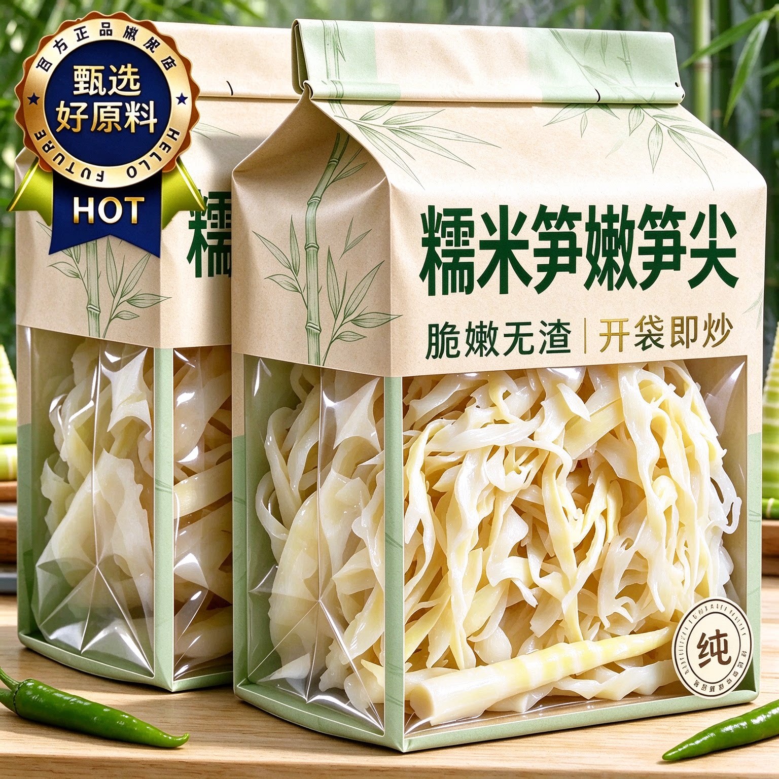 正宗江西特产糯米笋嫩笋尖官方旗舰店鲜湿笋干正宗原味新鲜干货