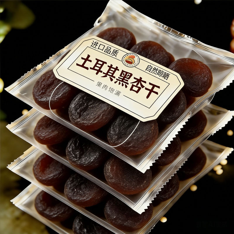 土耳其黑杏干官方旗舰店正品无核杏干无添加天然进口土耳其杏干