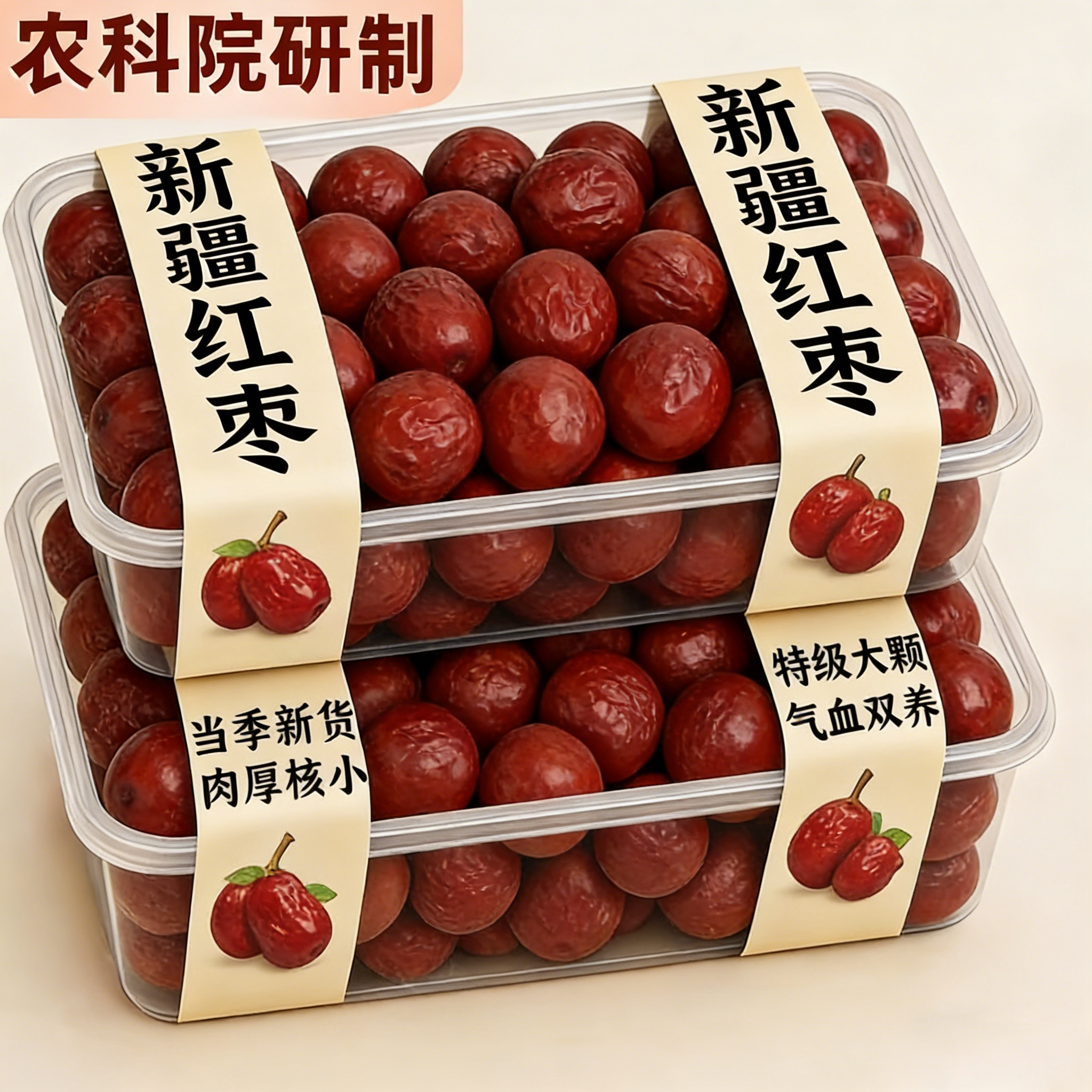 新疆特产红枣官方旗舰店红枣2026新货一级免洗红枣若姜灰枣泡水喝
