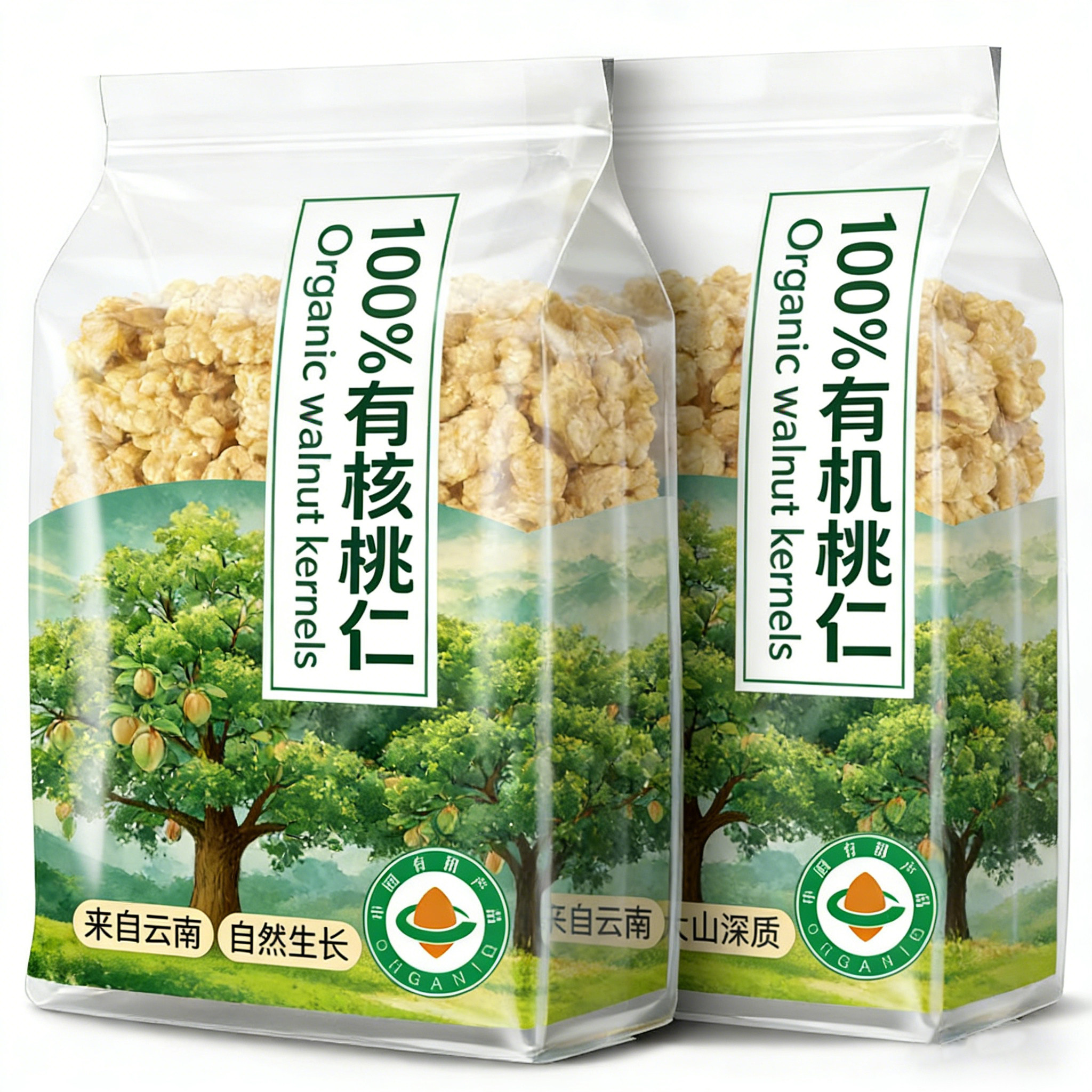 云南有机核桃仁新货原味生无添加孕妇儿童坚果零食核桃肉健康坚果,零食/坚果/特产,纸皮/薄皮核桃,淘宝优惠券,粉丝福利购,淘宝优惠卷