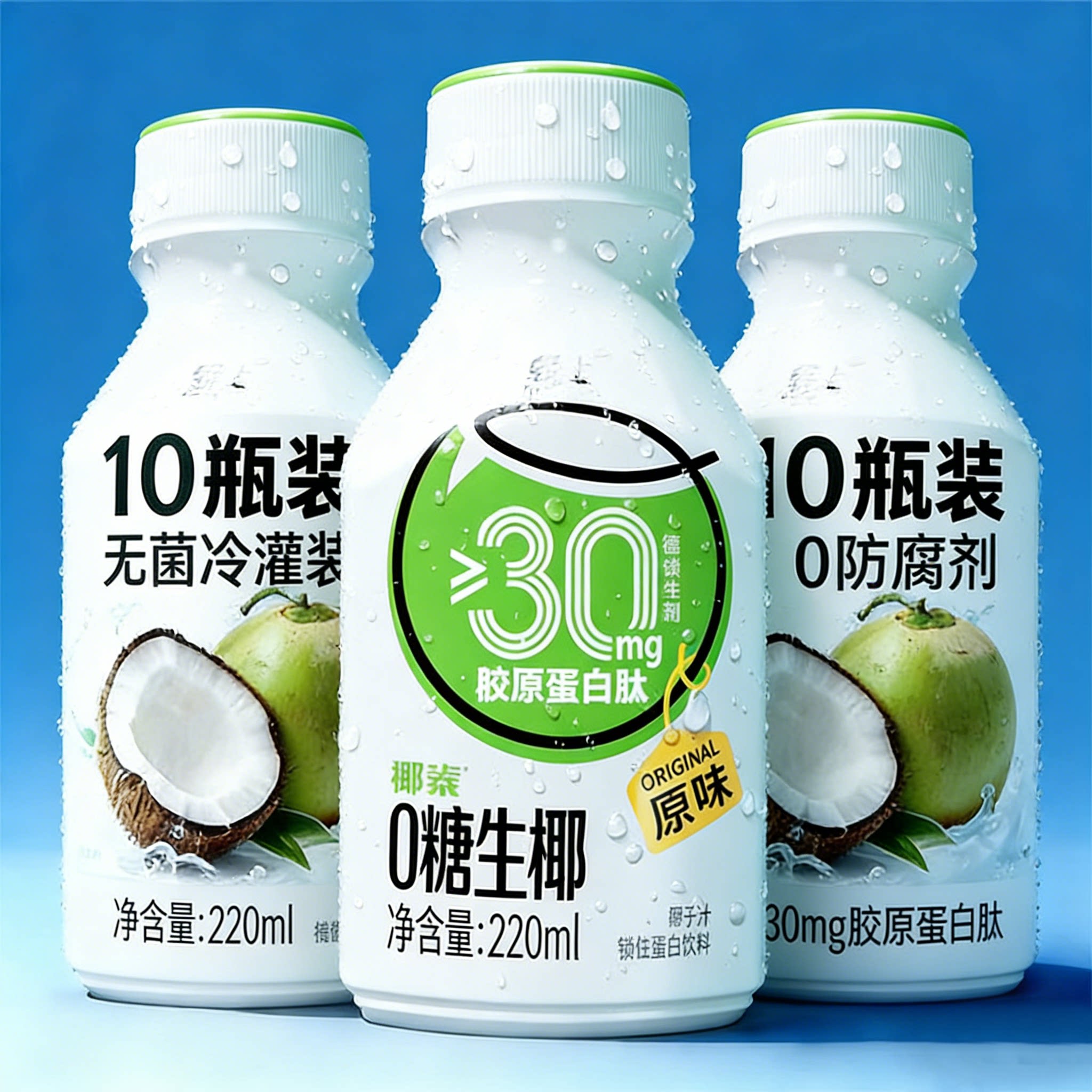 农科院椰子水百分百if椰子水0糖0脂椰子汁天然无添加官方旗舰店