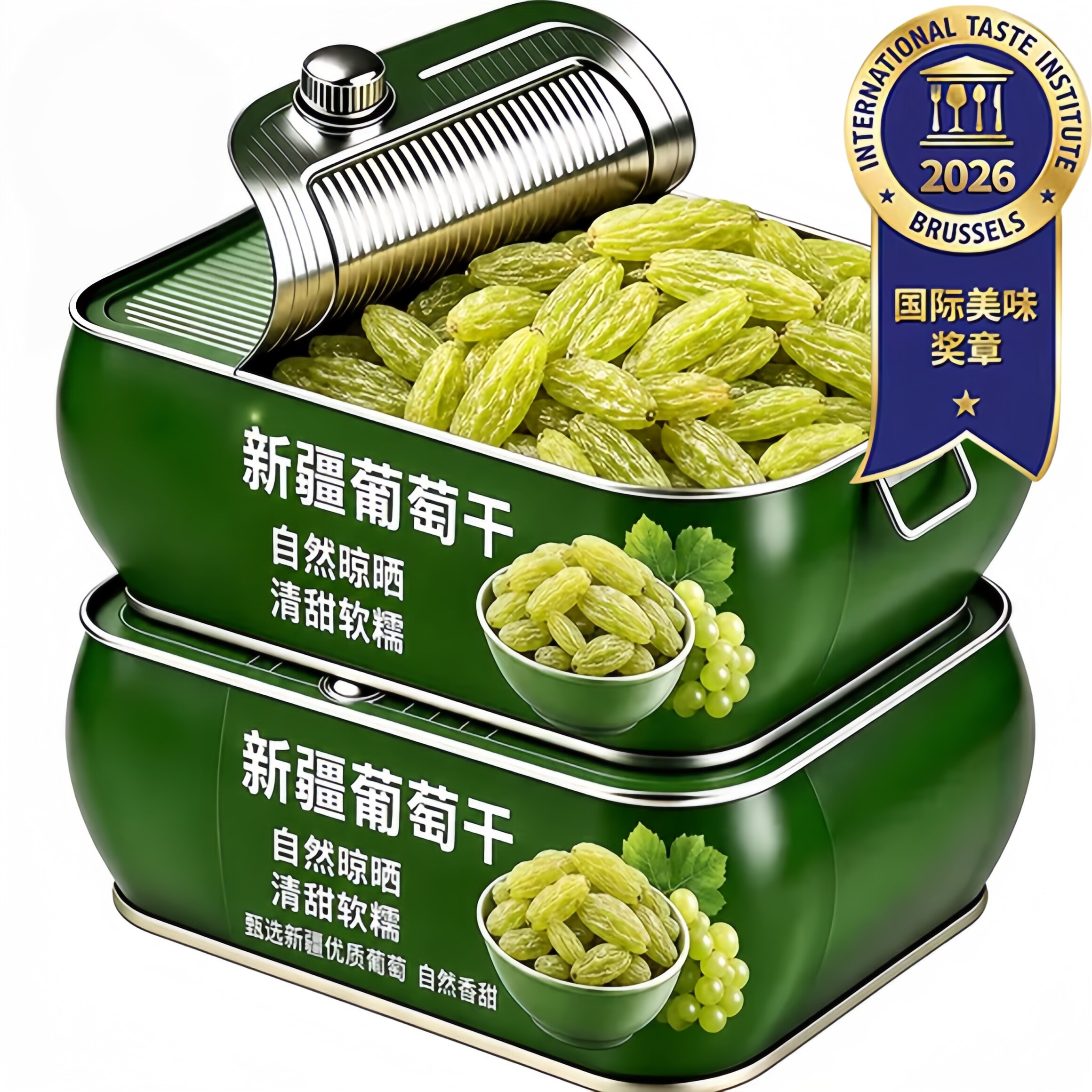 2026新货！新疆特产葡萄干官方旗舰店特级精品超大免洗即食纯天然