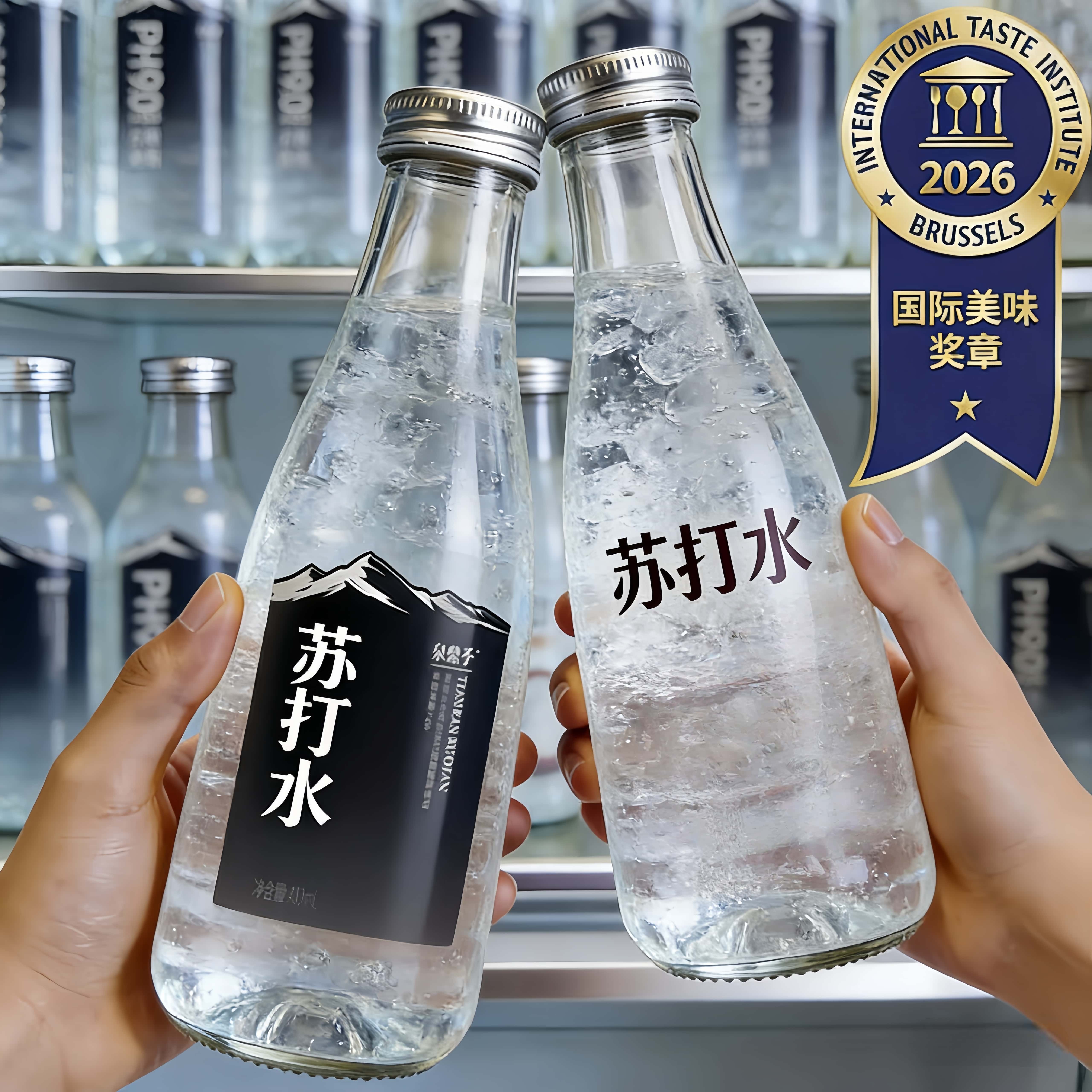 天然苏打水整箱24瓶碱性备孕男无糖无添加孕妇专用官方旗舰店正品