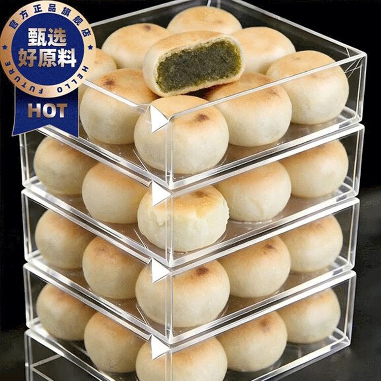 【老字号】正宗绿豆饼官方旗舰店传统手工冰皮绿豆糕无添儿童零食
