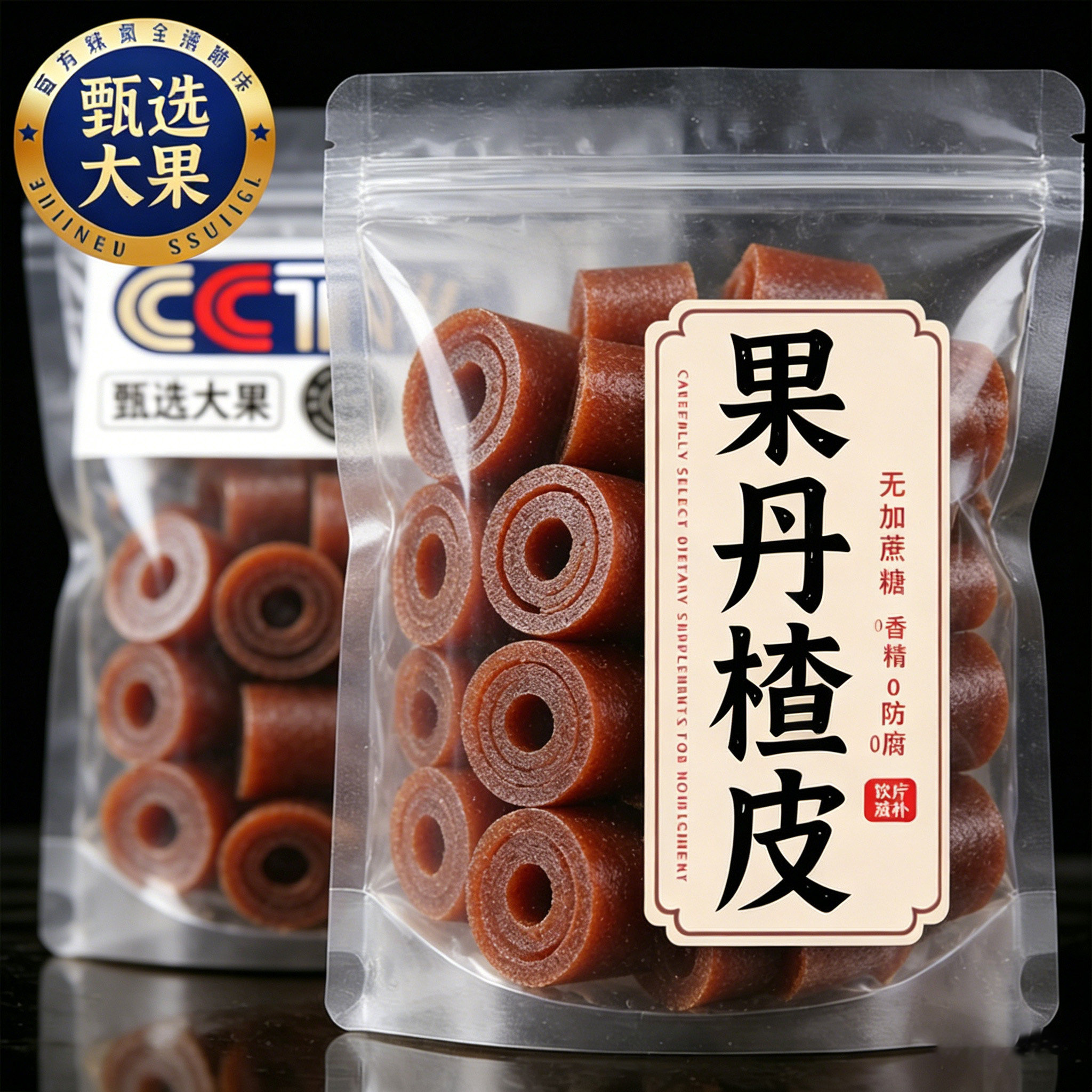果丹皮山楂零食卷无糖精无添加糖人专用片球六物丸非中药材老式