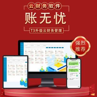 金蝶账无忧代记账软件财务云会计智能发票报税代账个人企业T3升级