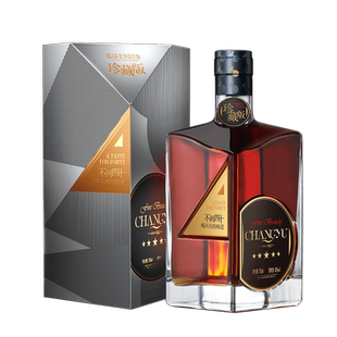 张裕珍藏五星白兰地男人四十700ml 礼盒装洋酒送礼 不到四十