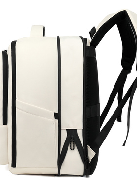 商务双肩包男士大容量笔记本电脑包旅行出差多功能背包可套拉杆