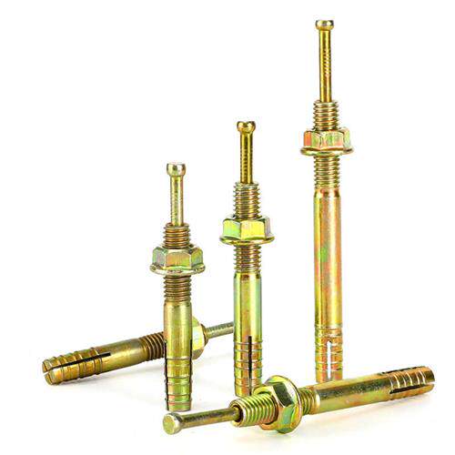 击芯膨胀螺丝敲击式膨胀螺栓举升机膨胀螺丝锤击壁虎膨胀栓一钉得