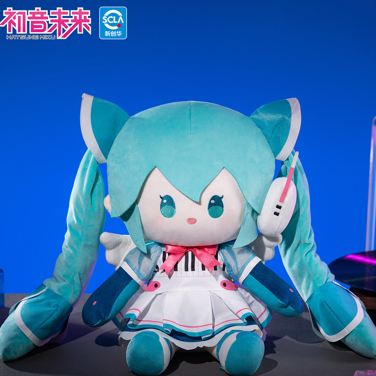 正版初音未来棉花娃娃浪潮之翼