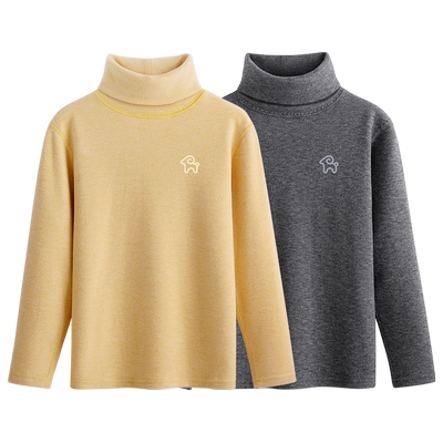 糖豆树屋德绒高领长袖秋冬打底衫