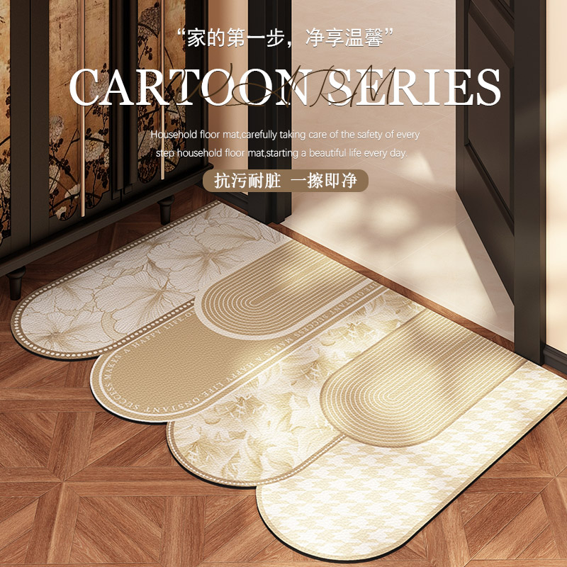 法式中古入户门地垫门口脚垫