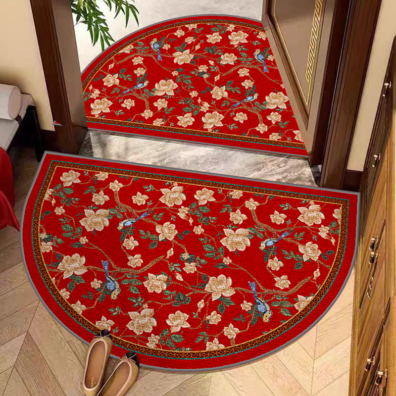 不掉毛不掉色入户门地垫