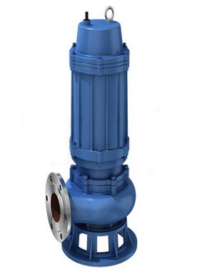 大功率QK切割式污水泵潜水0泵W排污化泵农用粪池220v38v混流泵创