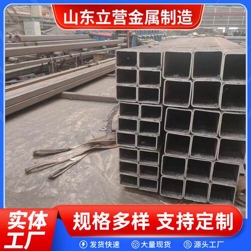 无方管Q345B幕墙料焊用小口径缝镀锌通黑方厚274壁方矩管6m改拔方
