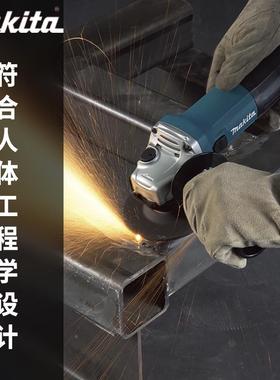 makt角A磨机G403a1 GA4030工业紧凑型角级4寸手磨机切i割机多用磨