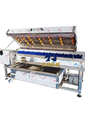 品海动虹深加工设备 全自海蛎子INZ清洗机 厂平行毛刷扇贝清洗食