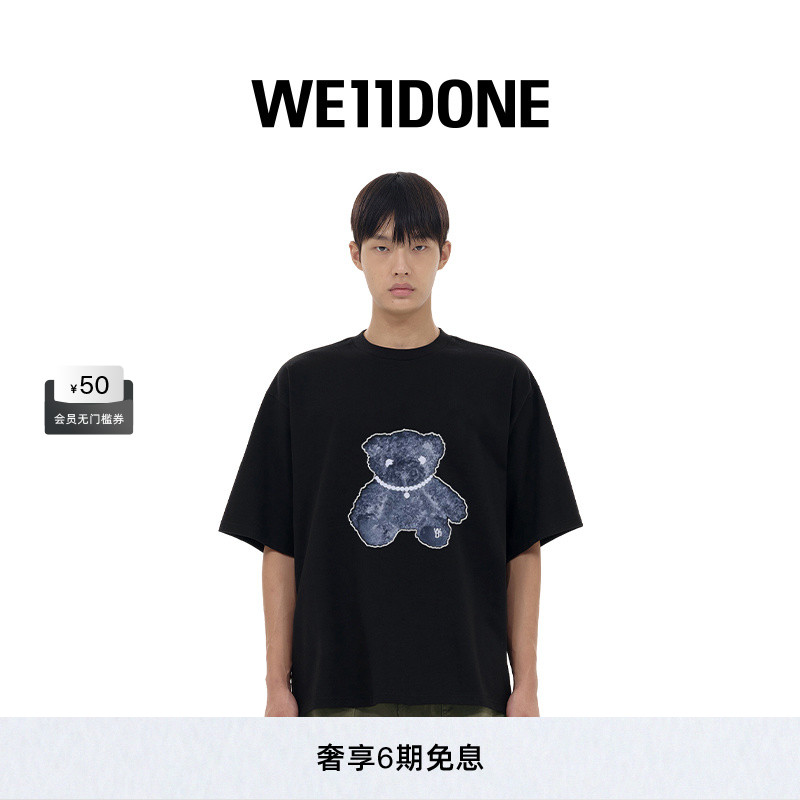 男女短袖WE11DONE印花