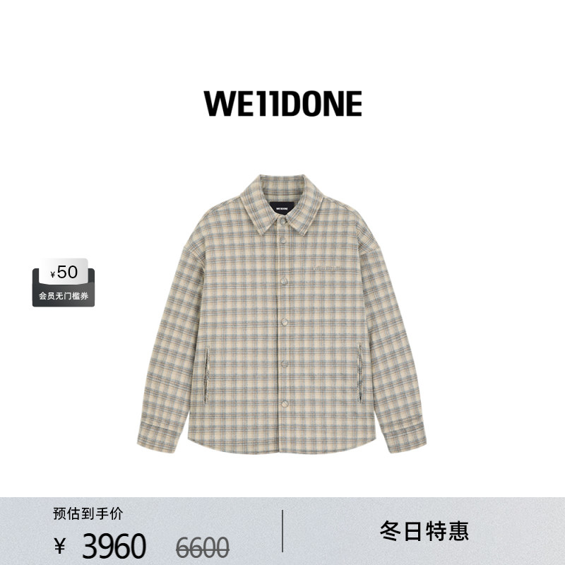 宽松填充衬衫夹克