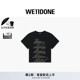 T恤潮流休闲时尚 WE11DONE26春季 字母LOGO 女士丝带经典 新品