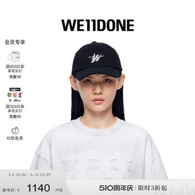 服装棒球帽WE11DONE中性