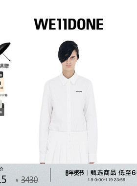 WE11DONE女士棉质衬衫