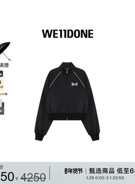 WE11DONE女士运动夹克立领时尚休闲学院风简约外套休闲潮流