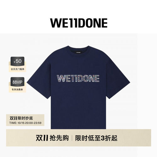 WE11DONE LOGO T恤