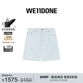 WE11DONE女士常规版 型牛仔短裤