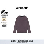 日常 T恤简约休闲时尚 WE11DONE男女同款 航海风logo条纹长袖