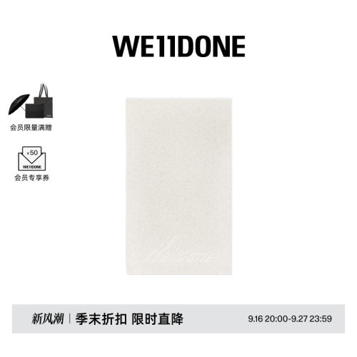 we11done围巾基础款中性