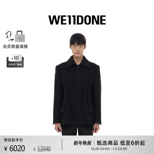 外套 褶裥夹克西装 WE11DONE男士 宽松长袖
