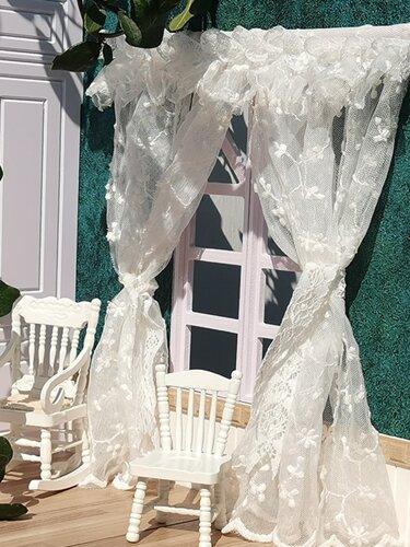新品12分8分6分娃娃娃鞋挖伊娃头，BJD OB11娃屋窗帘可定制大小
