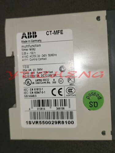 新品电子时间继电器CT-MFE,1 c/o,0.05s-100h, 24-240VAC/DC