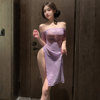 悄趣内衣床上性感大尺度情侣睡衣趣味袍擦边制服一次性情调黑丝袜