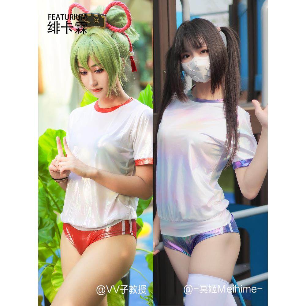 赛博布鲁马反光体操服cos制服