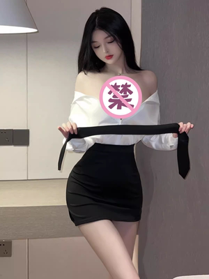 jk制服ol性感纯欲御姐风衬衫套装