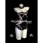 诡计多端 情侣「急速逛飙」性感辣妹qqny镂空紧身纯欲情调内衣女