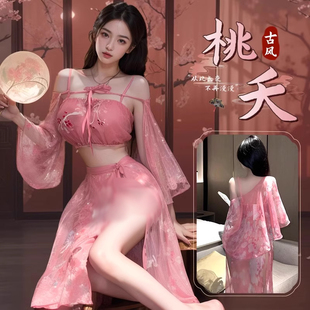 性感古装汉服女秋冬新款唐制齐胸襦裙中国风超仙气古装套装全套