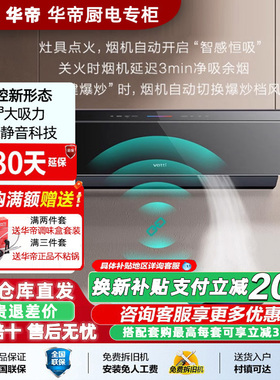 Vatti/华帝 E6090ZS抽油烟机28立方大吸力侧吸式超薄型烟机大风压