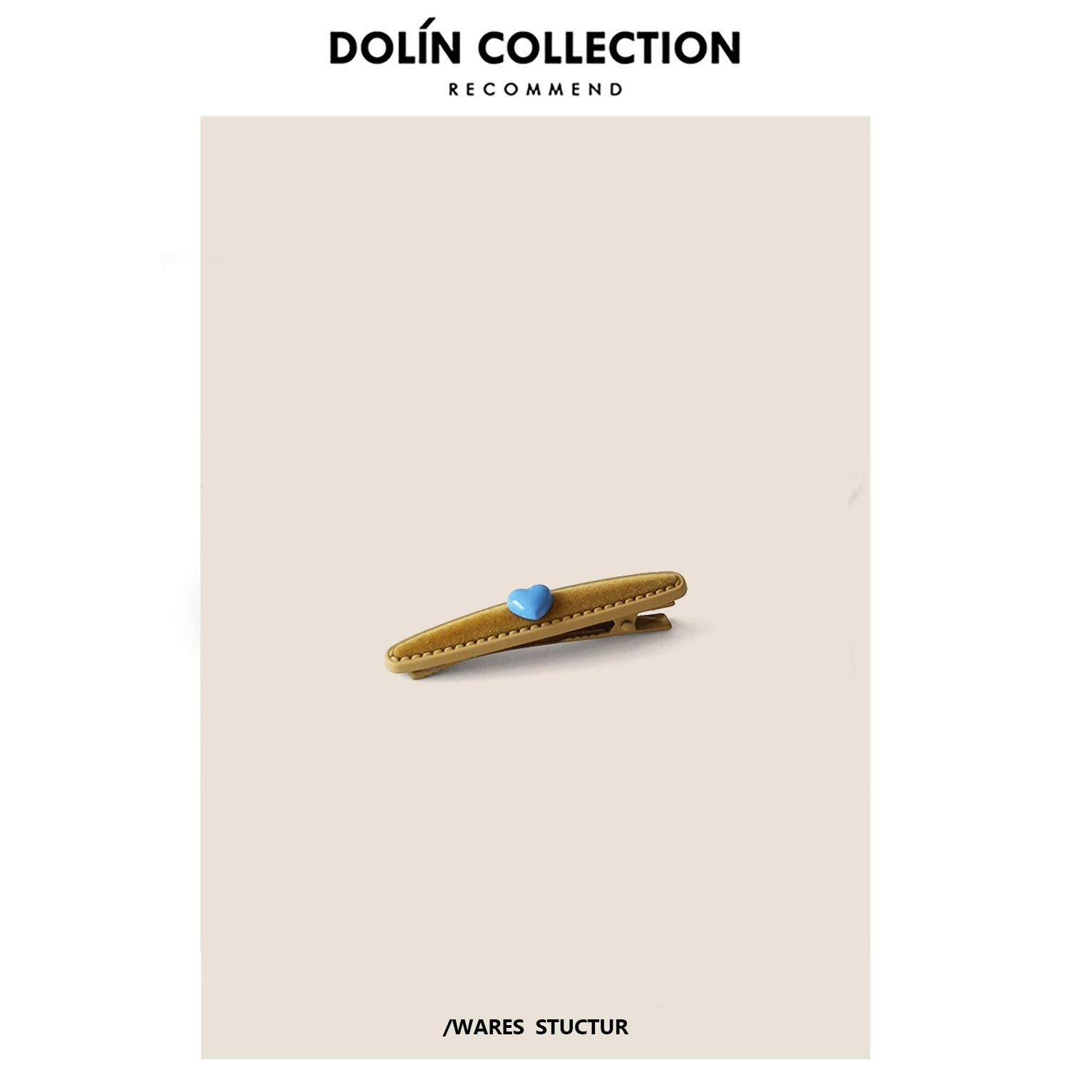 Dolin collection-S韩系秋冬一字发夹头饰发饰碎发刘海甜美小众女