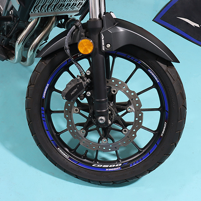 适用本田CB500X 轮毂贴反光贴 轮圈贴 车圈改装贴花 油箱贴 贴纸
