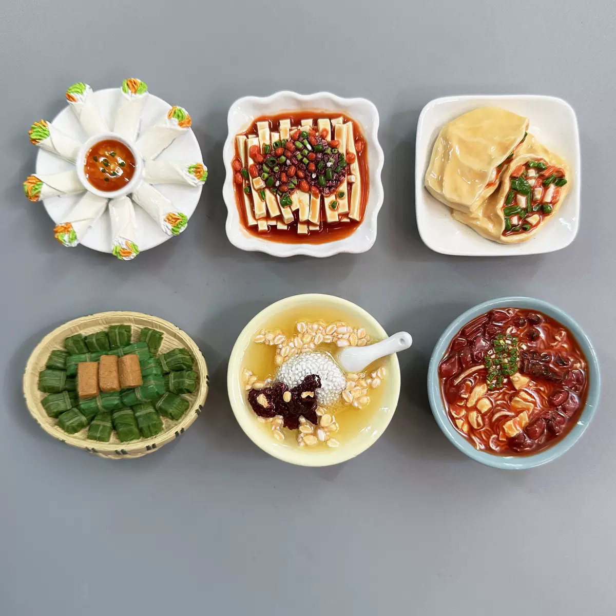 【贵阳美食冰箱贴】贵州特色小吃立体食物树脂食玩创意磁贴伴手礼
