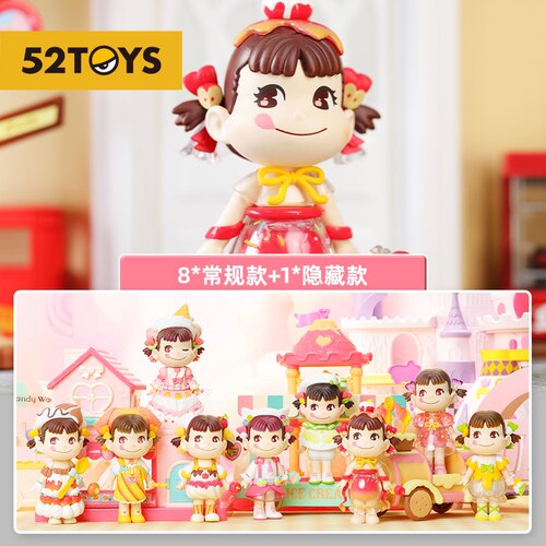 正版 不二家甜品王国系列盲盒手办玩具潮玩周边心意公仔摆件