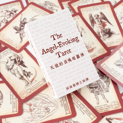 所罗门对牌天使的召唤塔罗牌姊妹牌之姊牌 angel evoking tarot