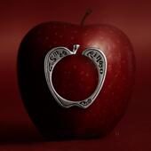 七夕宇宙记号苹果戒指you eye林檎 apple are the