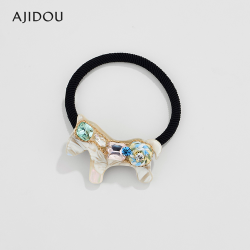 阿吉豆AJIDOU发绳可爱小马发圈