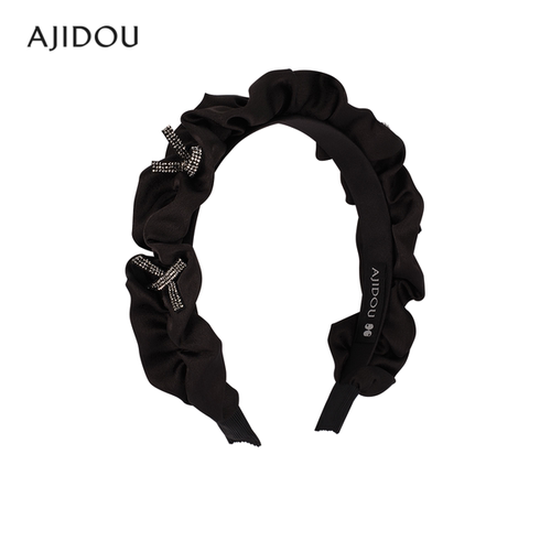 AJIDOU阿吉豆发箍女2024新款发卡时尚优雅宽头箍发饰品配饰高颅顶
